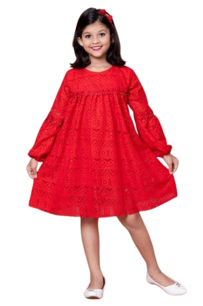 Cotton Blend  Frock Dress