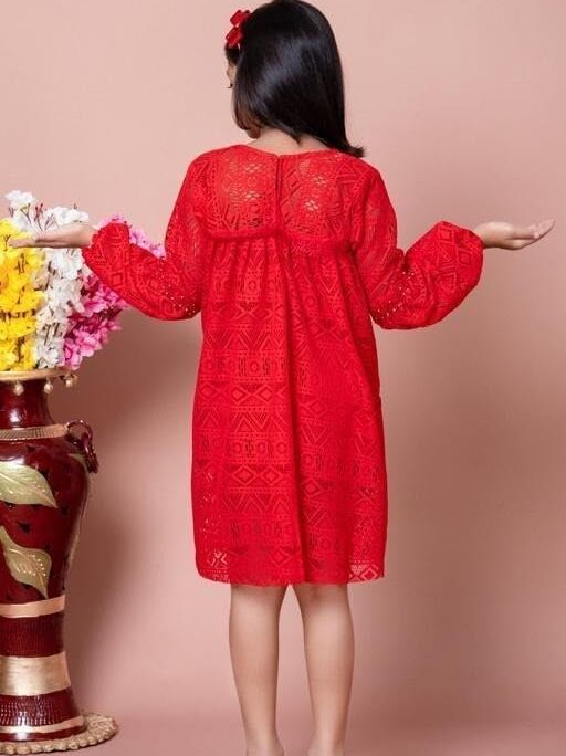 Cotton Blend  Frock Dress