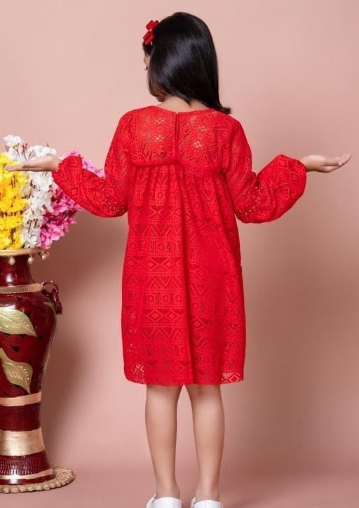 Cotton Blend  Frock Dress