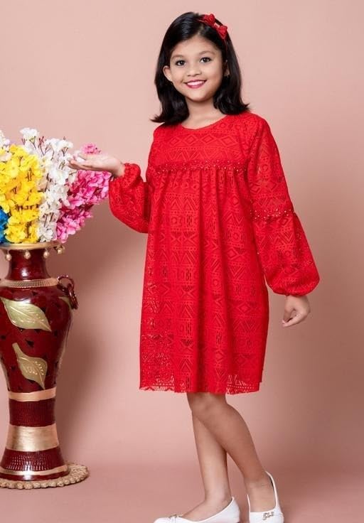 Cotton Blend  Frock Dress
